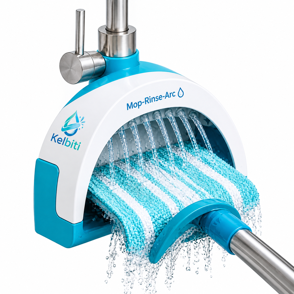 Novelih™ Mop Rinse Arc Sink-Mounted Rinse Guide