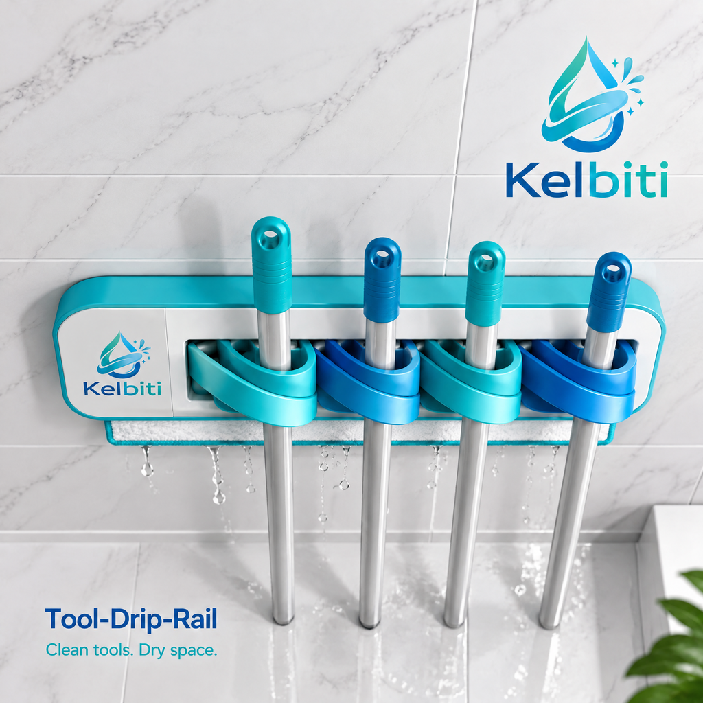 Novelih™ Tool Drip Rail Wall-Mounted Cleaning Organizer